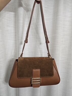 ORIGINAL Lilium Firenze Brown Leather Shoulder Bag